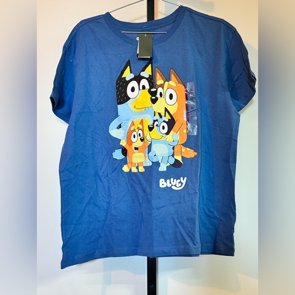 Bluey Men's Navy Graphic Tee - Picture 3 of 5